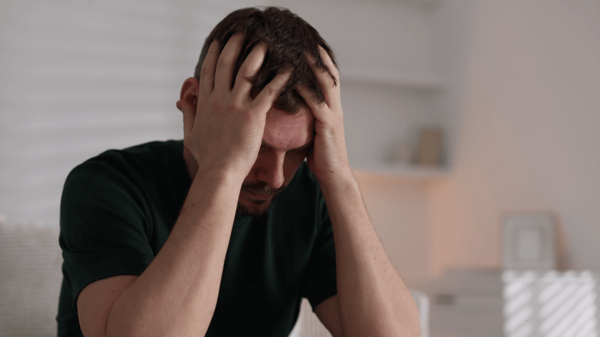 Chronic mental stress in men often builds quietly over time.