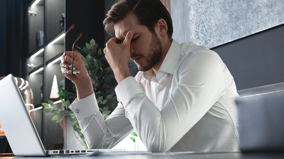 Low energy in men causing fatigue and lack of motivation