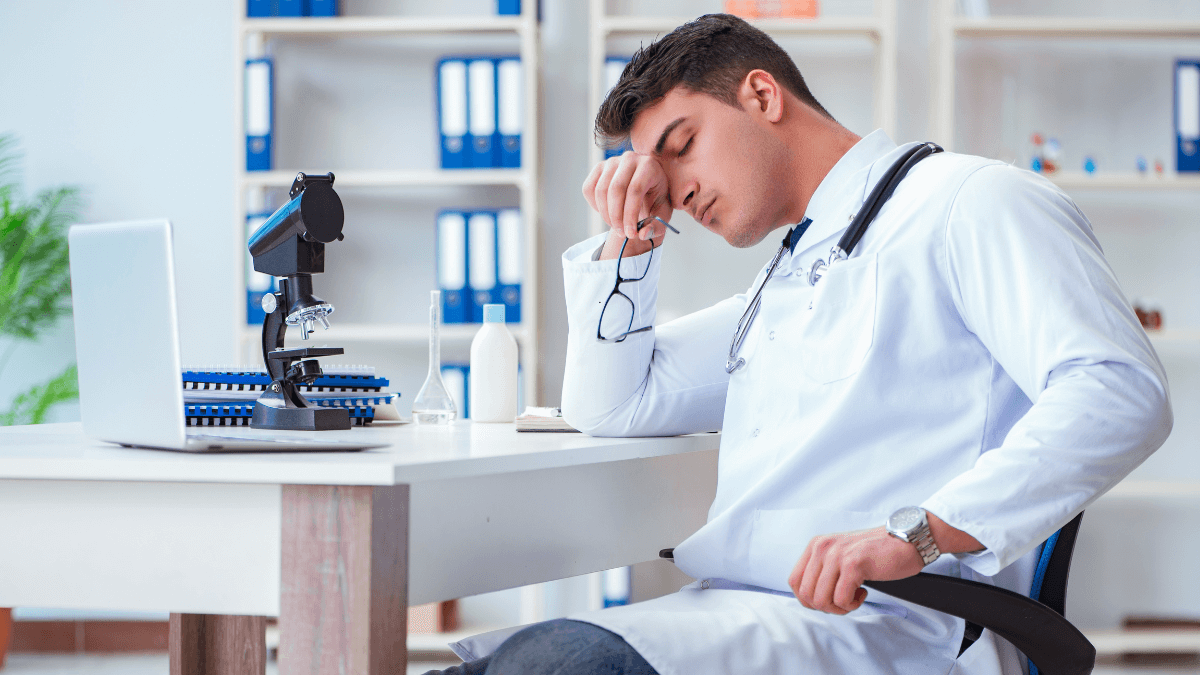 man tired even after sleep low energy